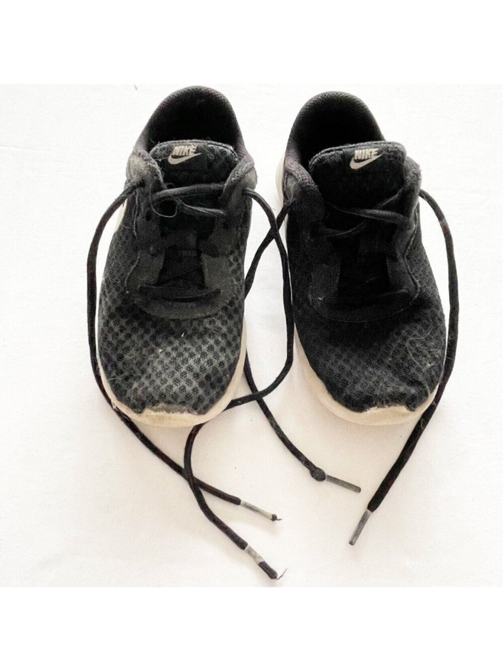 Nike Black Mesh Kids Sneakers Size 13C Lightweight Breathable Casual Shoes